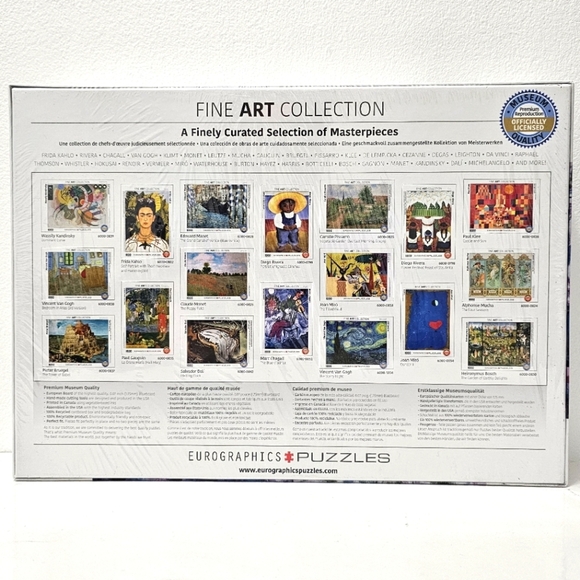 Eurographics Claude Monet Water Lillies 1000-Piece Jigsaw Puzzle - Picture 3 of 9